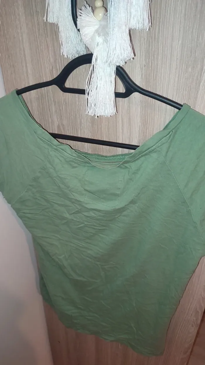 T-shirt vert Creeks taille S - photo numéro 2
