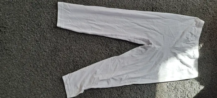 Legging 3/4 blanc, DPAM, 12/14 ans, neuf - photo numéro 3