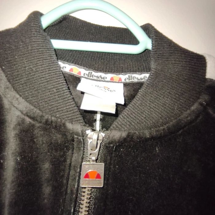 Veste Zippée Aspect Velours Noir – Ellesse – Femme – Taille S - photo numéro 3