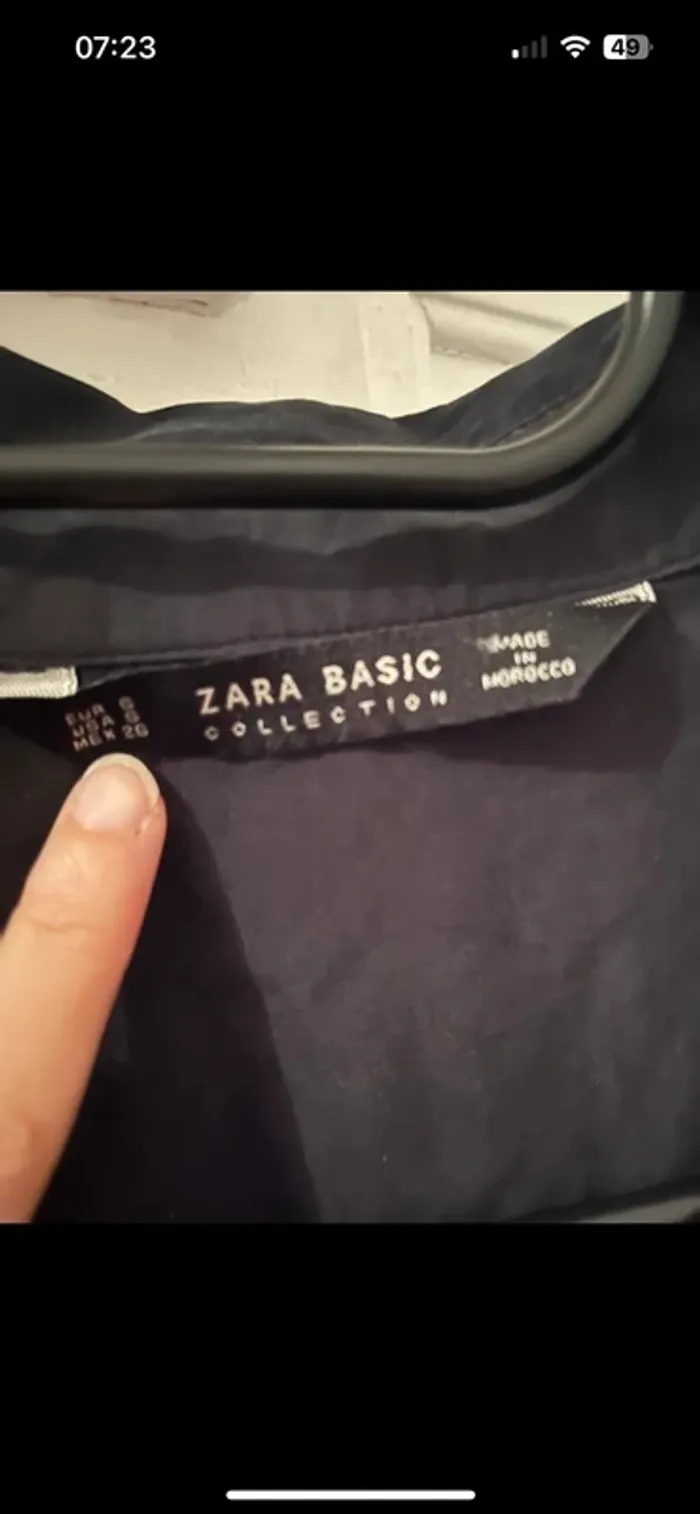 Chemise Zara Basic taille S - photo numéro 3