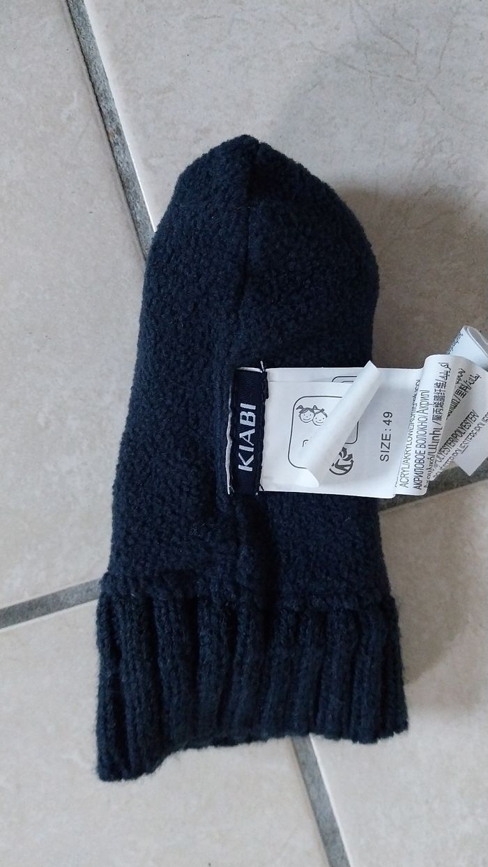 Ensemble bonnet écharpe moufles bébé garçon neuf - photo numéro 5