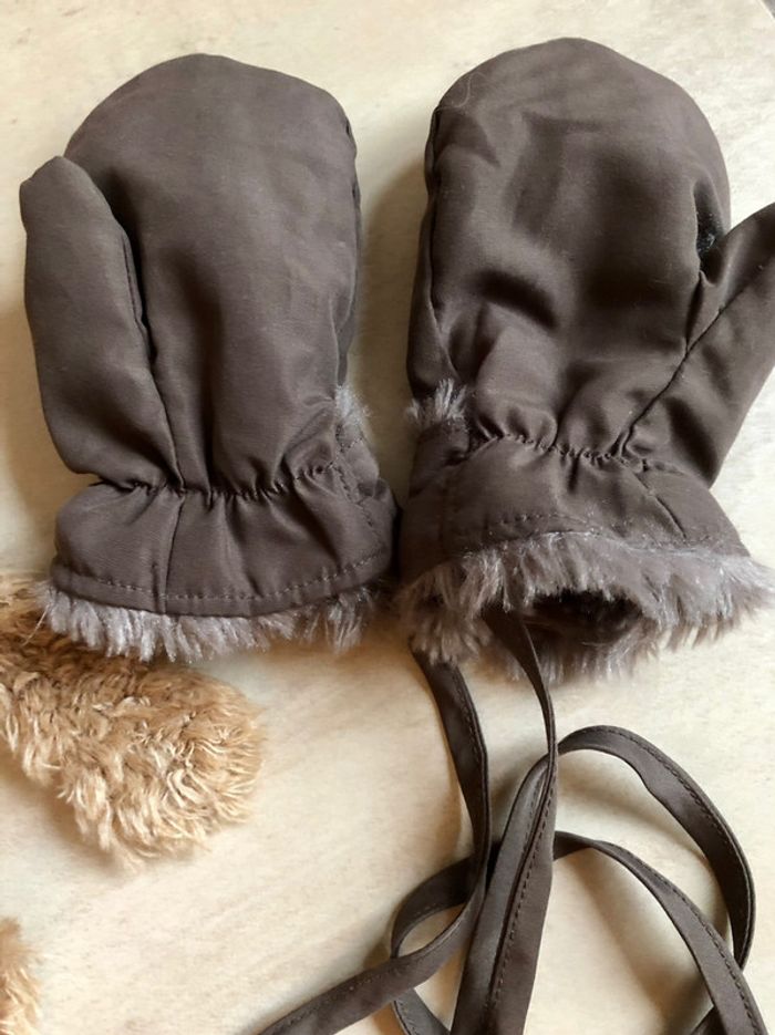 Bonnet garçon et moufle 2 ans - photo numéro 4