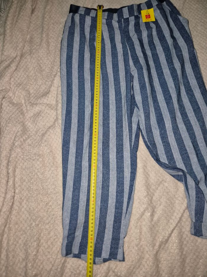 Pantalon fluide bleu - photo numéro 2