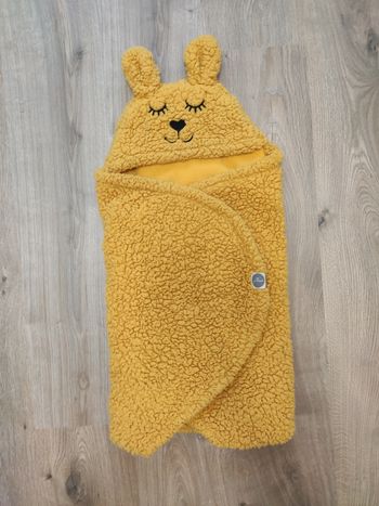 Couverture nomade Jollein Bunny moutarde