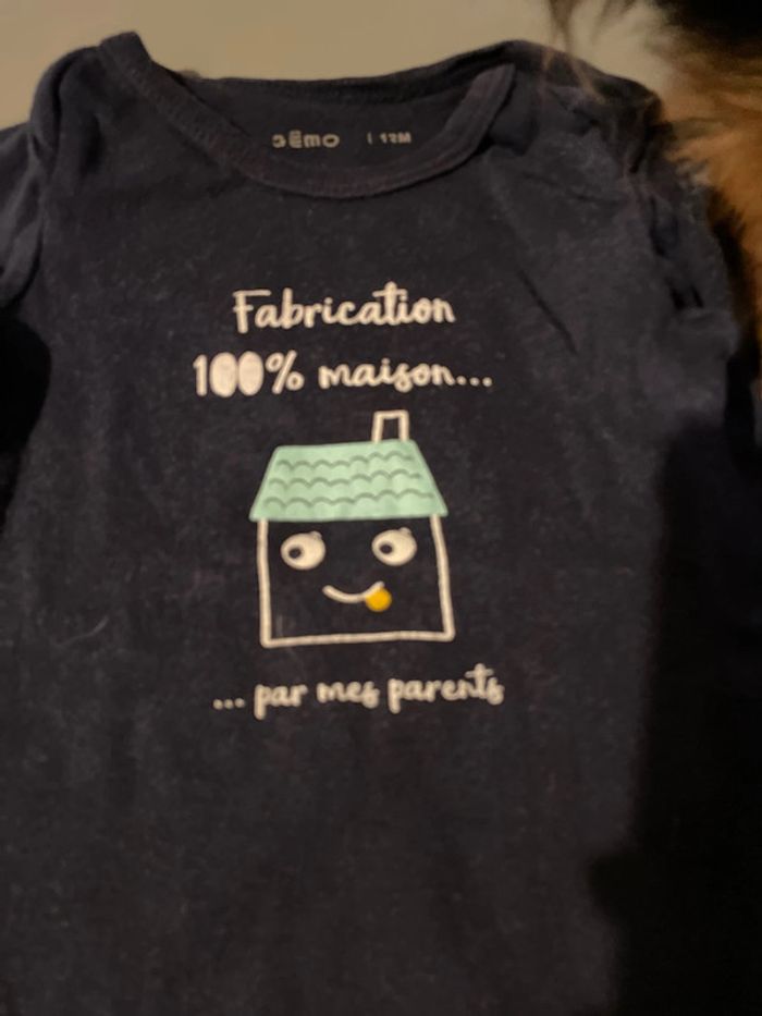 Mot de 3 bodies 12 mois - photo numéro 5