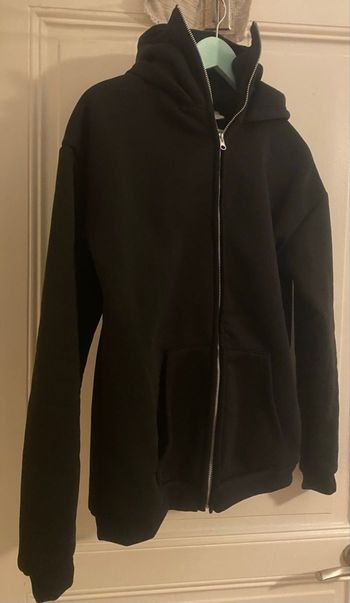 NEUF Sweat à capuche Taille S Noir Double capuche pour protection de visage