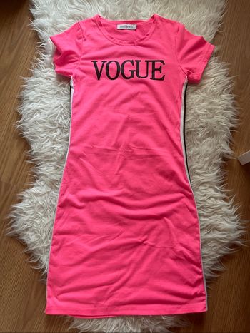 Robe longue rose fluo fille ado Chicaprie 14 ans BE ☀️