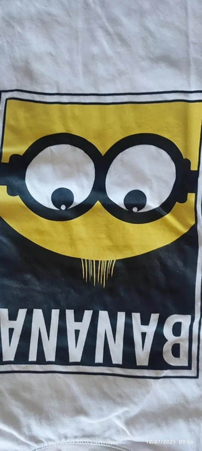 👕 T-shirt Banana Minions – Garçon 12 ans - photo numéro 2
