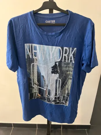 Tee-shirt bleu New-York Taille L