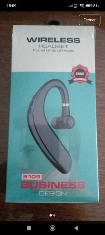 Oreillette bluetooth 