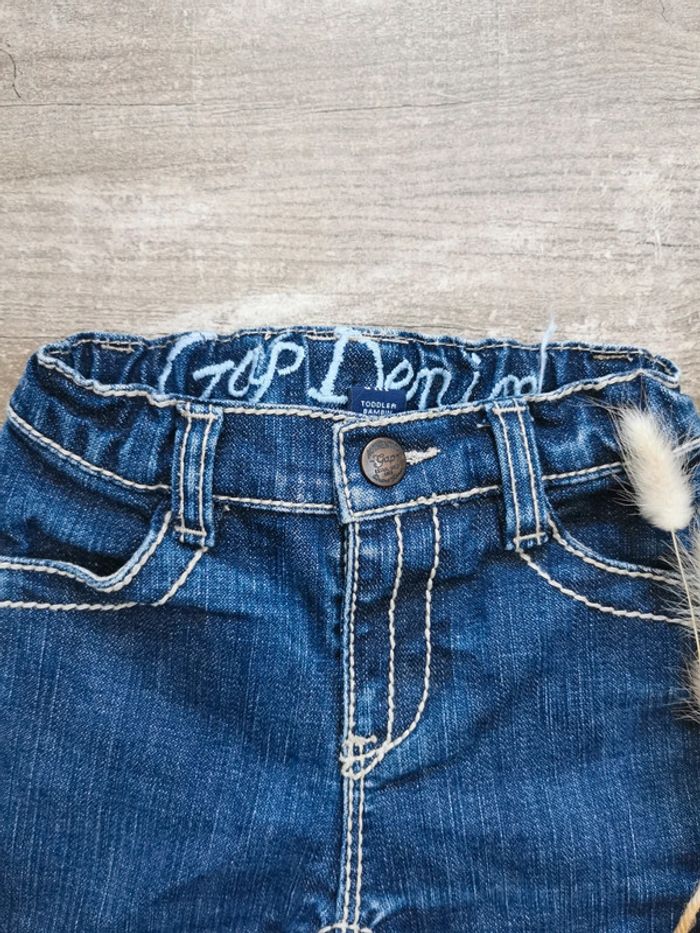 🌺 très jolie Jean gap 12/18 mois bleu denim pantalon - photo numéro 2