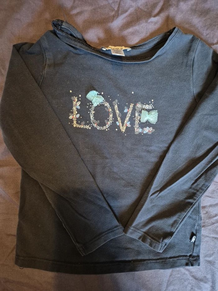 T-shirt manches longues okaidi 3ans