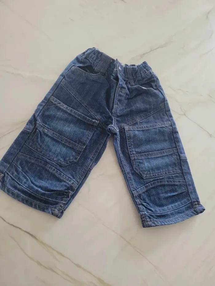 Bermuda jean Vertbaudet