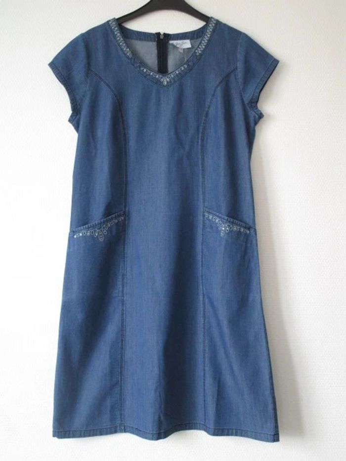 Robe légère bleu jean Jac Jac 38 NEUVE - photo numéro 7