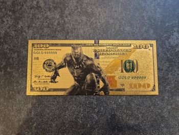 Billet OR à collectionner Black Panthère Marvel