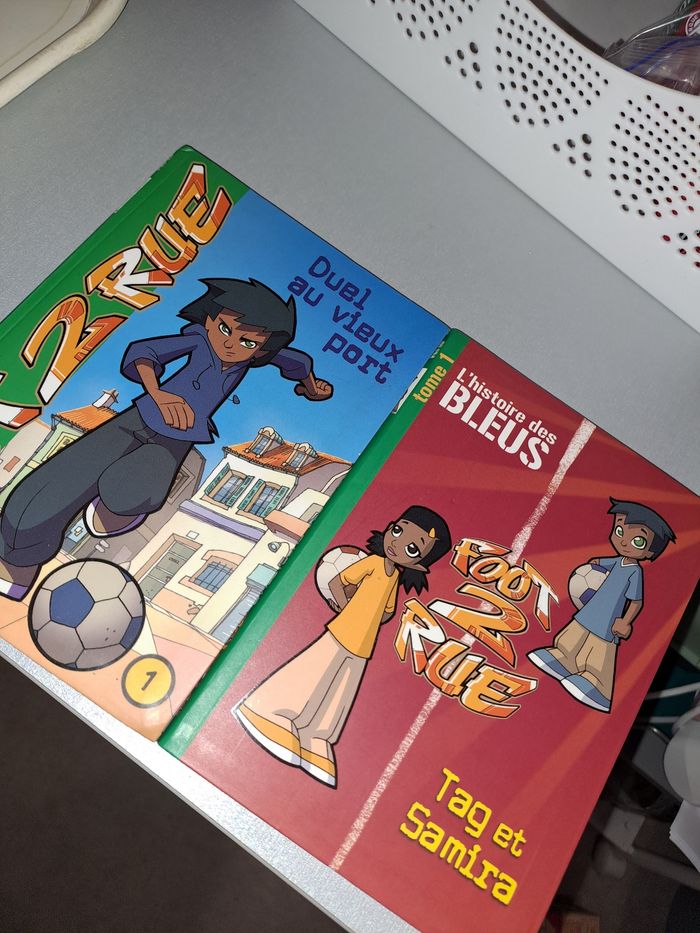 Lot 2 livre foot de rue