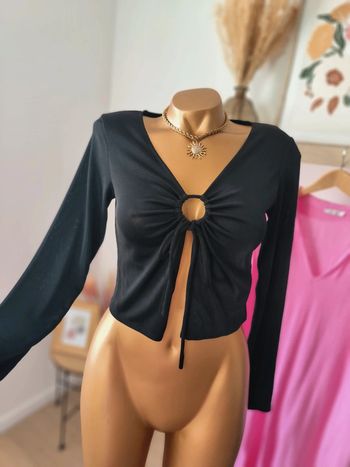 🖤 Haut noir tendance Even&Odd – Neuf avec étiquettes – Taille L 🖤