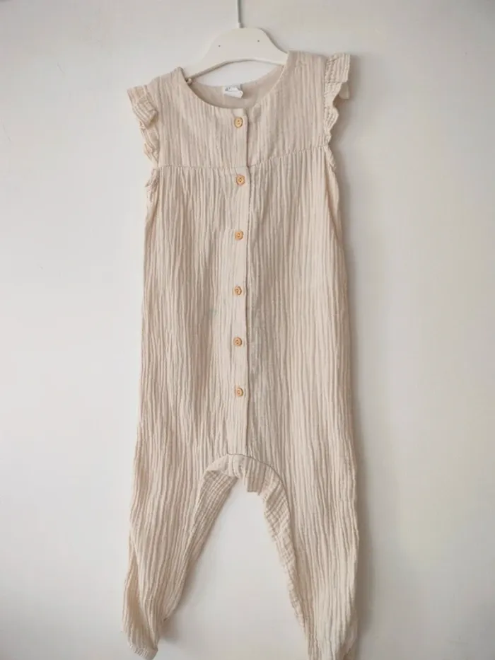 (e) combi gaze de coton H&M 92cm - photo numéro 7