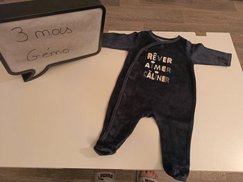 Pyjama 3 mois garçon Gémo 