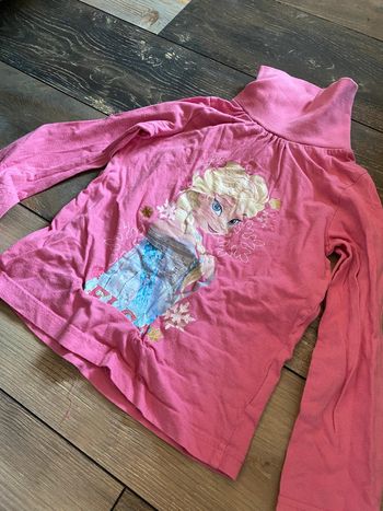 Pull col roulé rose reine des neiges 6 ans Disney