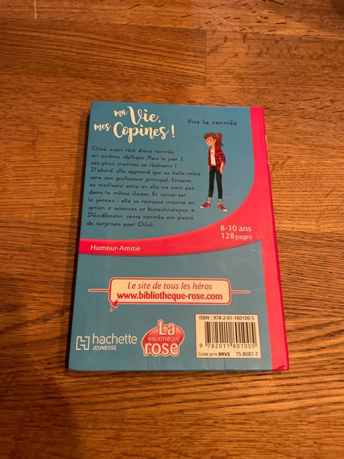 Livre La bibliothèque rose Ma vie, mes copines ! Vive la rentrée Numéro 1 - photo numéro 3