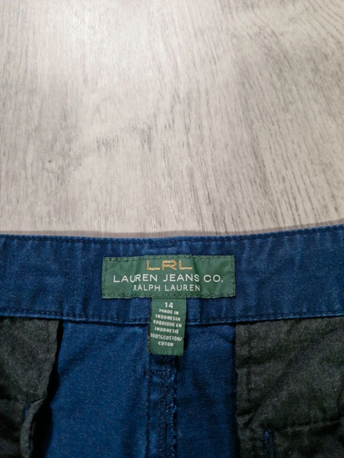 Pantacourt Lauren Ralph Lauren Bleu Marine Taille XL Femme - photo numéro 5