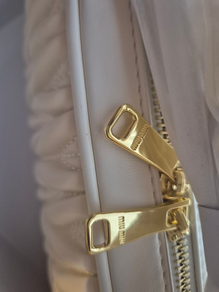 Sac miu miu crème - photo numéro 2