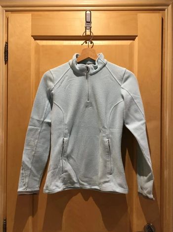 Pull polaire bleu clair quechua