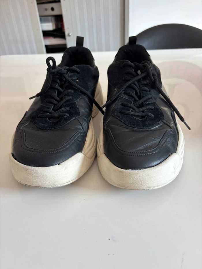 Valentino Garavani Gumboy – Baskets noires cuir de veau taille 45 - photo numéro 4