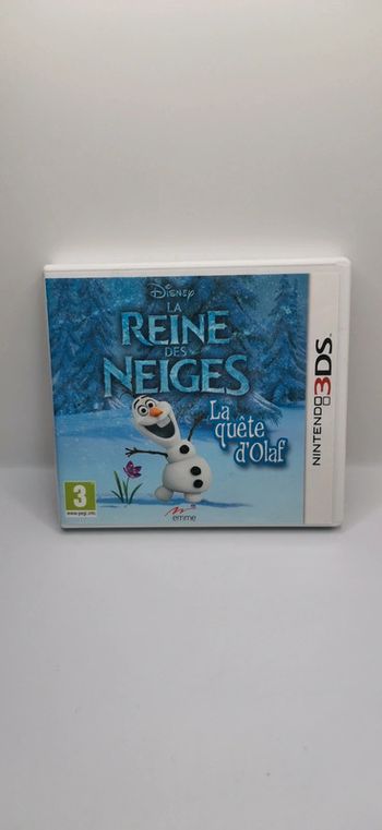 Jeux nintendo 3ds la Reine des Neiges la quete d'olaf