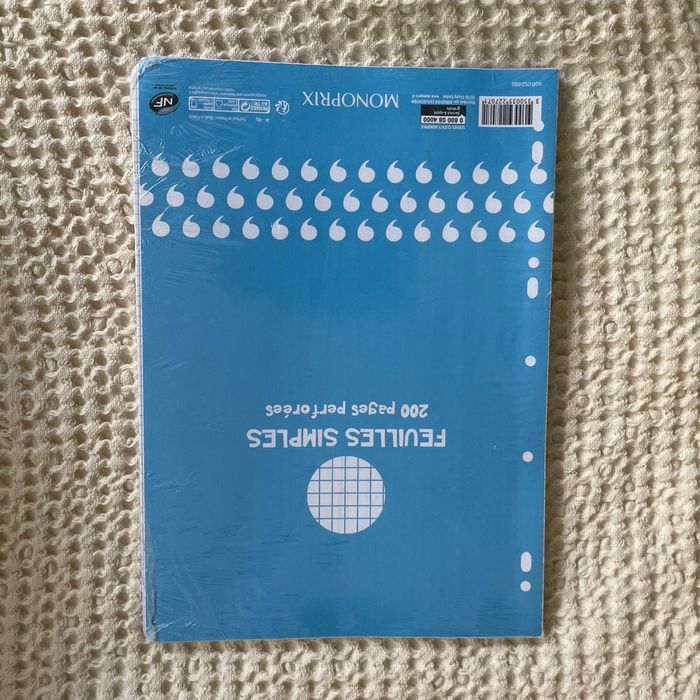 Paquet feuilles simples petits carreaux