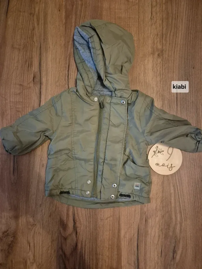 Manteau de pluie mixte 9 mois