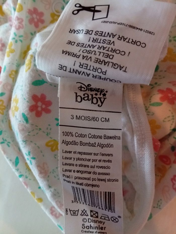 Lot de 3 barboteuses Disney - photo numéro 7