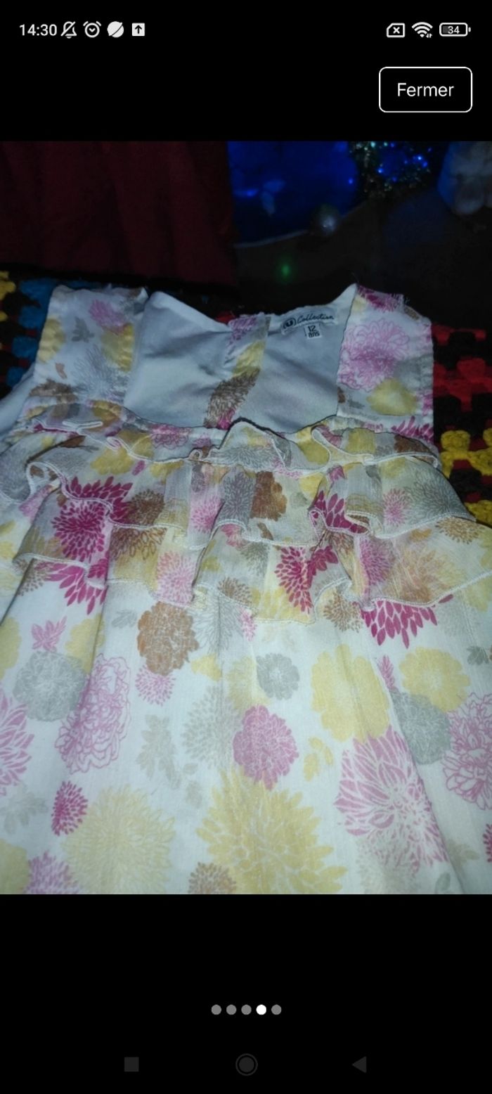 Très belle tunique longue fille e8