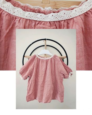 3 4 ans teeshirt blouse été légère Zara 104 cm