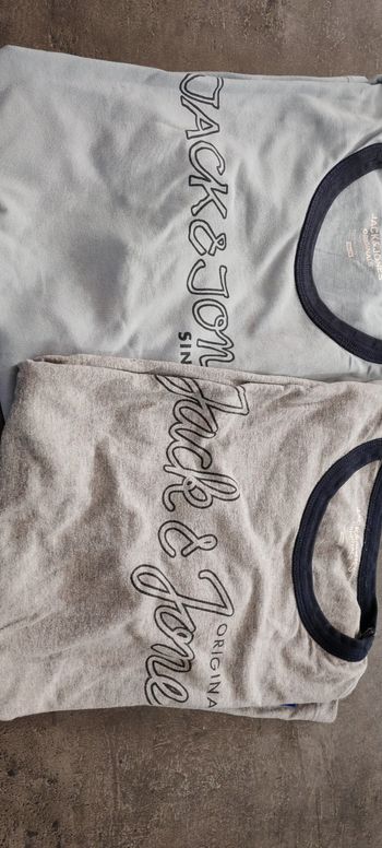 lot de 2 t-shirts manches courtes jack and jones