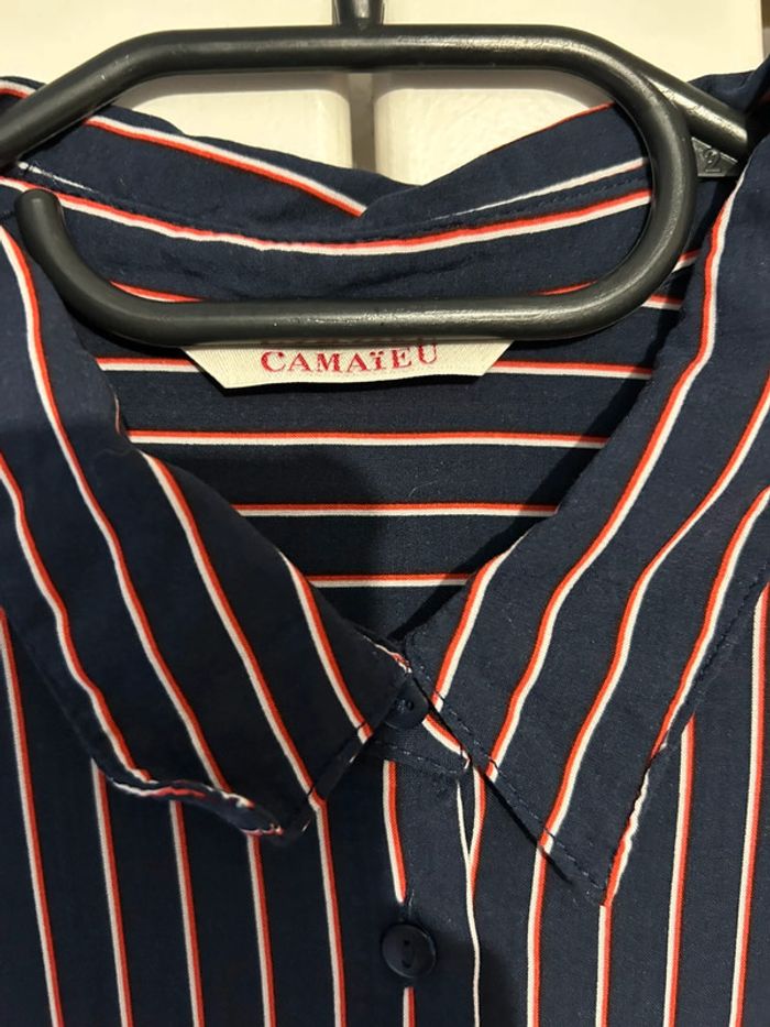 Chemise rayée Promod taille 38 état neuf - photo numéro 2