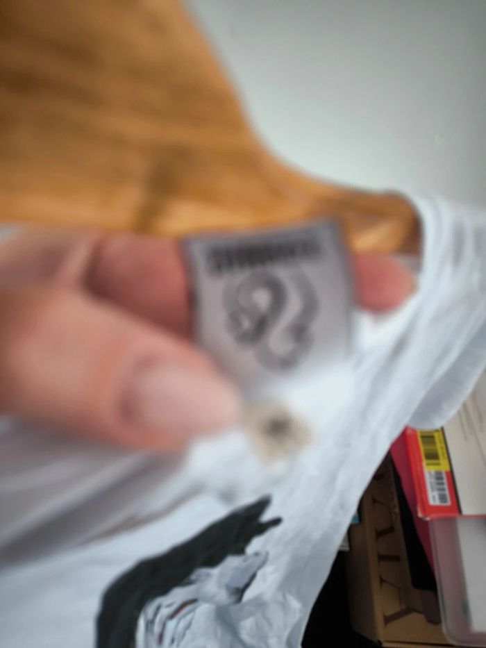 T shirt blanc imprimé taille M 38 siamoises neuf - photo numéro 5