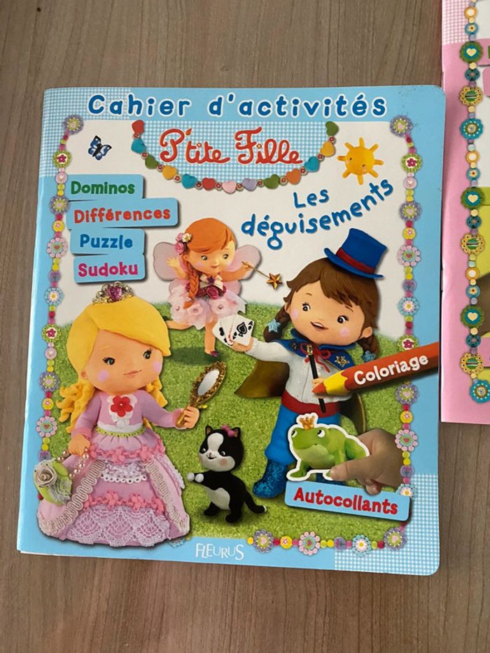 Lot de livres cahier d’activités ptite fille Fleurus - photo numéro 2