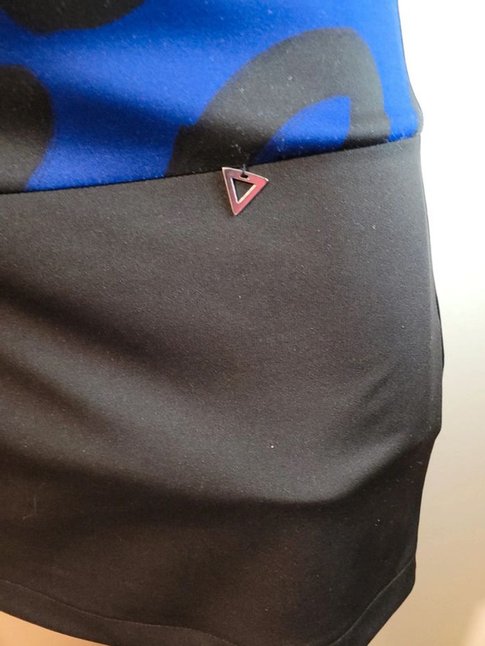 Très belle robe noir et bleu, rinascimento - photo numéro 2