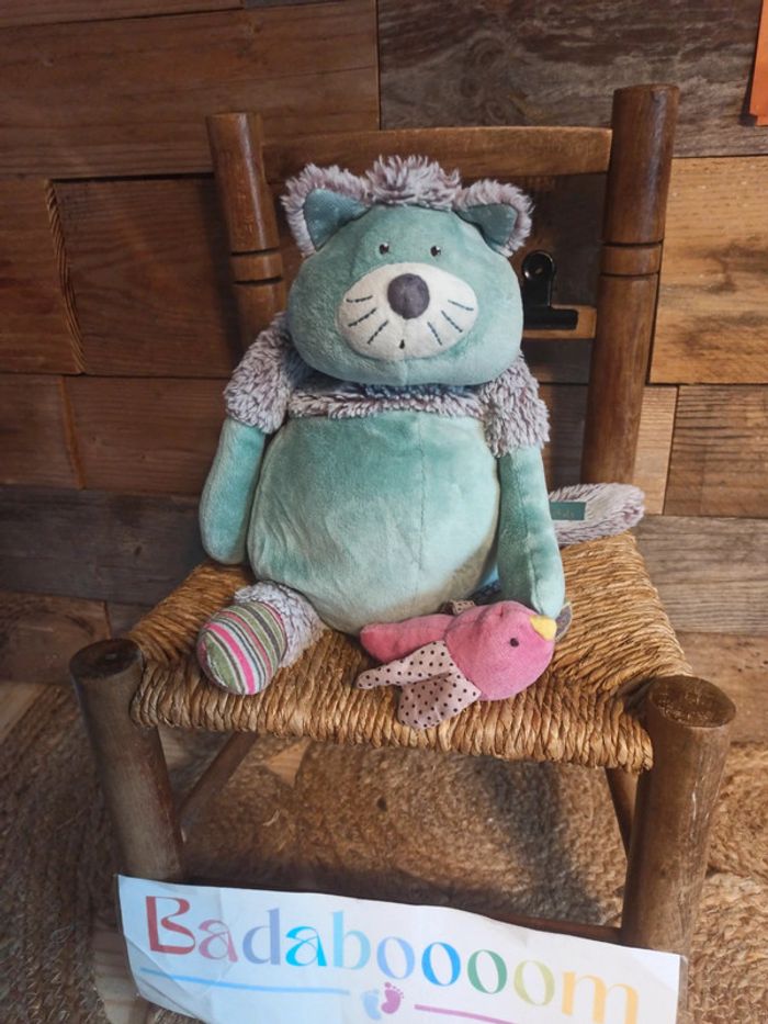 Peluche chat les Pachats moulin roty tbe - photo numéro 2