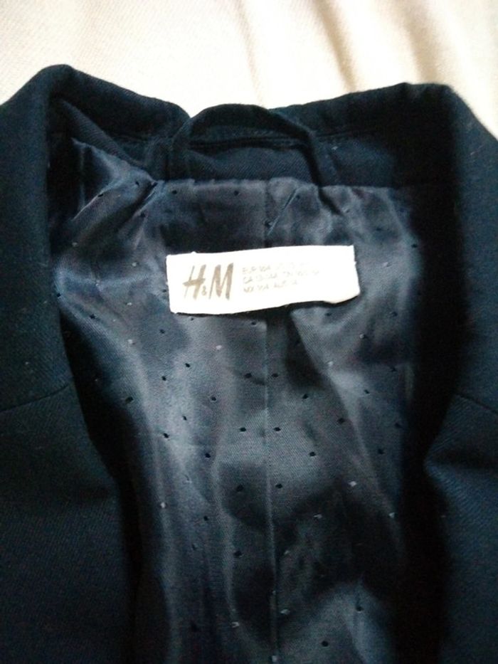 Blazers H&M bleu marine Taille XS - photo numéro 4