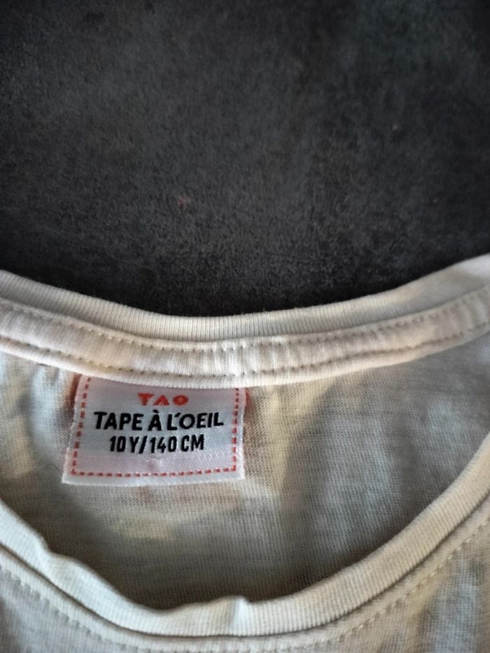 T-shirt fille 10 ans - photo numéro 3