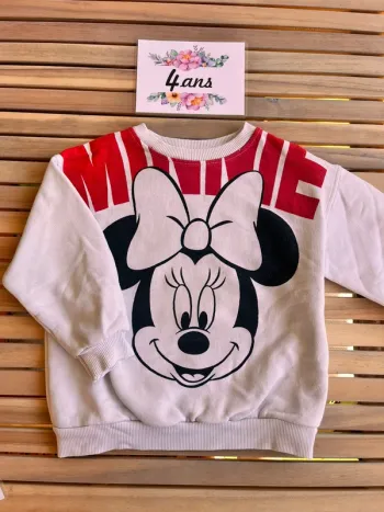 Sweat col rond Minnie Zara 4 ans
