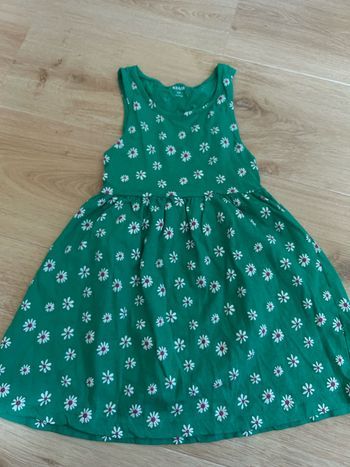 Robe verte fille
