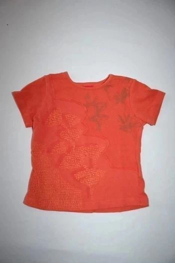 Tee shirt orange Marèse 4 ans