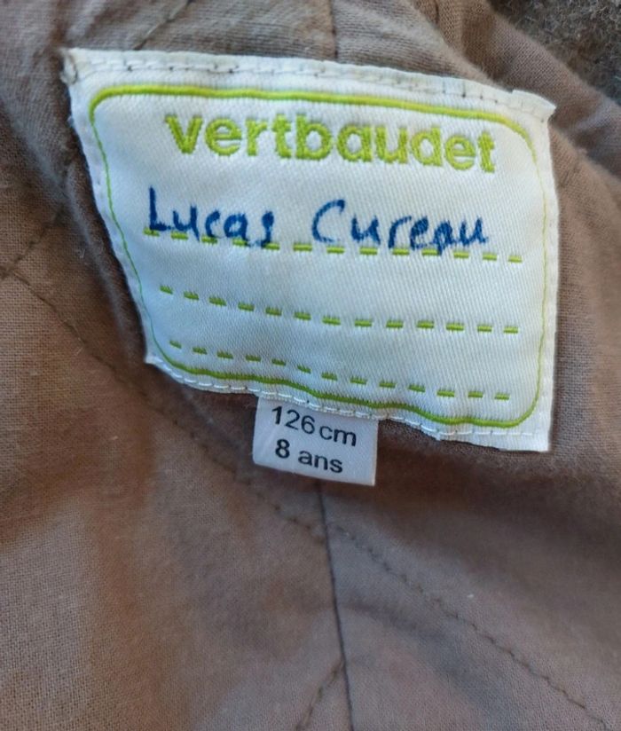 Manteau marron caban garçon 8 ans Vertbaudet - photo numéro 6