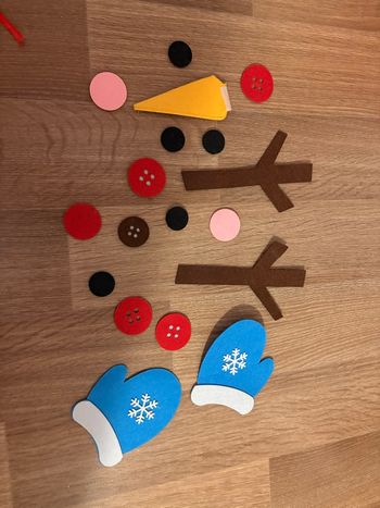 Accroche pour bonhomme de neige