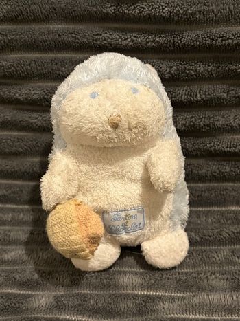 Peluche doudou petit hérisson Tartine et Chocolat.