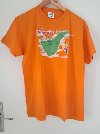 Tee-shirt manche courte taille S orange Tenerife